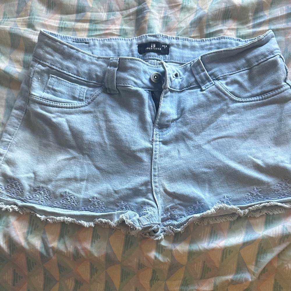 Light Blue Women’s Denim Shorts